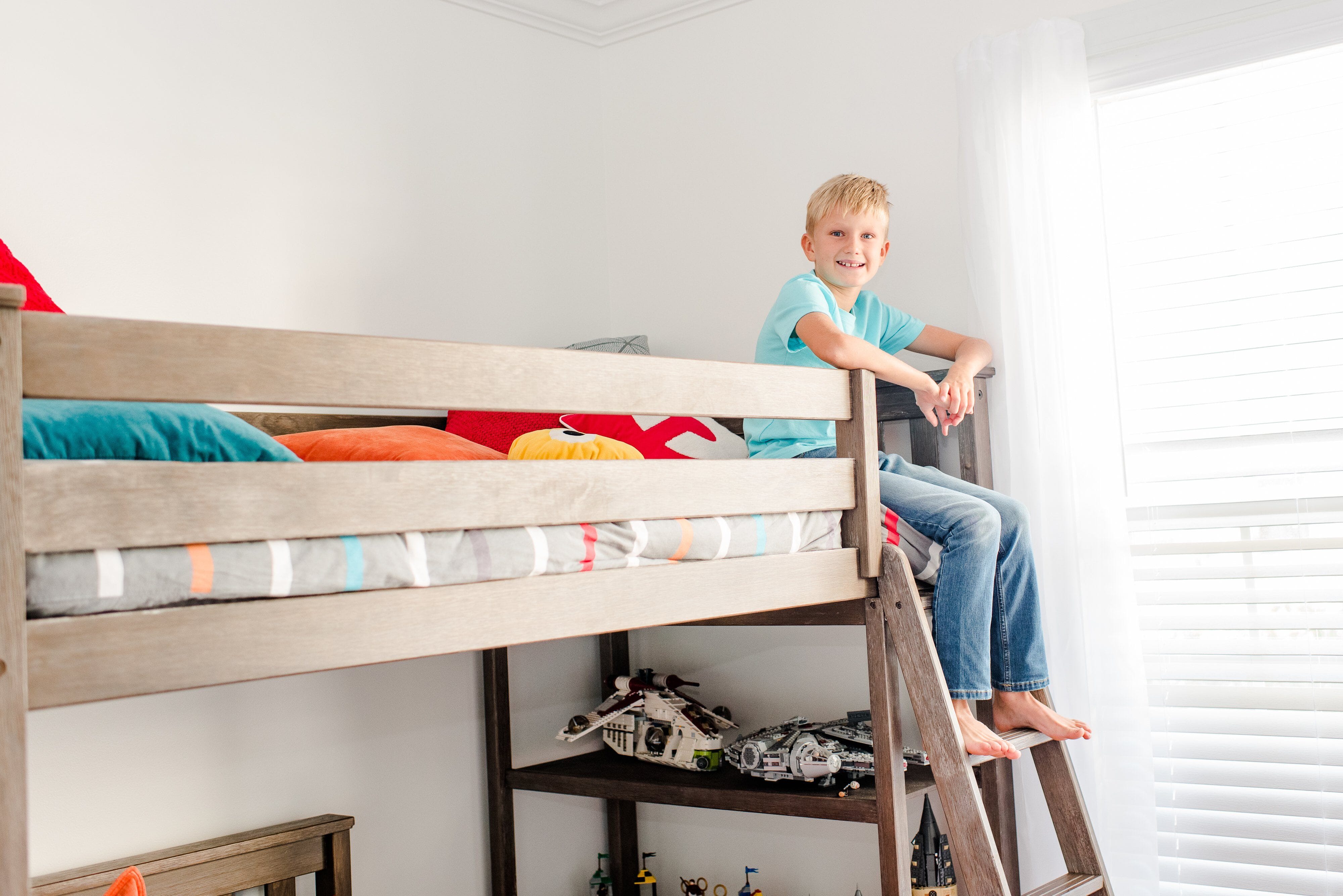Finn's Flying High in His Fantastic New Bunk Bed