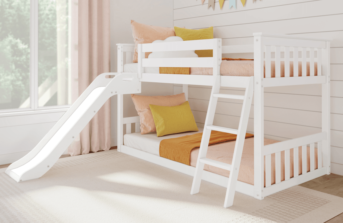 Shop Bunk Beds with Slides & Low Bunks for Kids Max and Lily