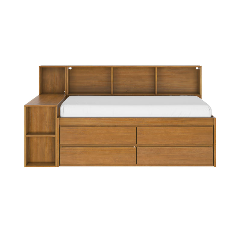 Jack Twin Captain’s Bed With Bookcase & Desk