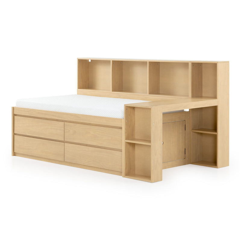 Jack Twin Captain’s Bed With Bookcase & Desk