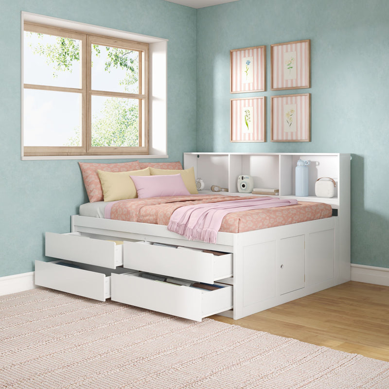 Jack Full Captain’s Bed With Bookcase