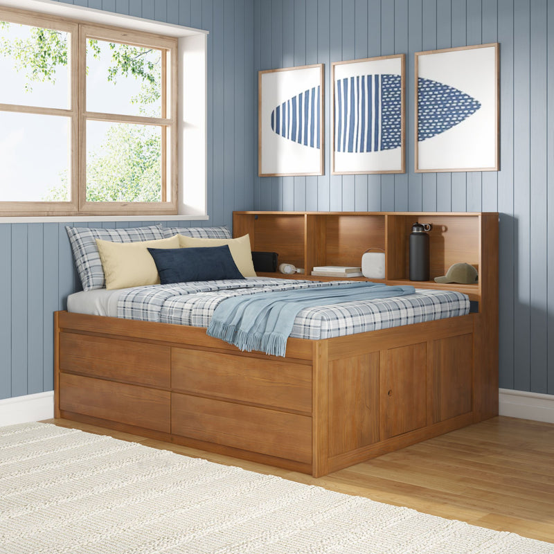 Jack Full Captain’s Bed With Bookcase