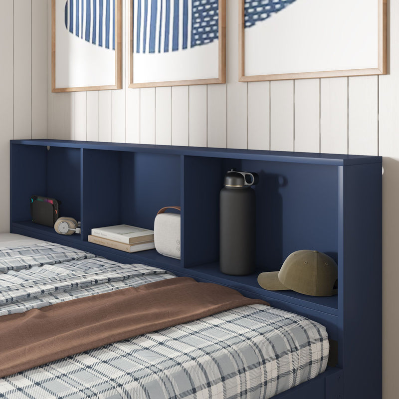 Jack Full Captain’s Bed With Bookcase