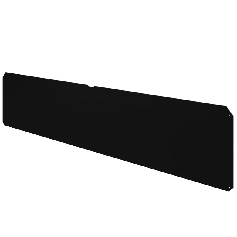 Black acoustic panel for enhanced soundproofing and noise reduction in studios or home theaters.