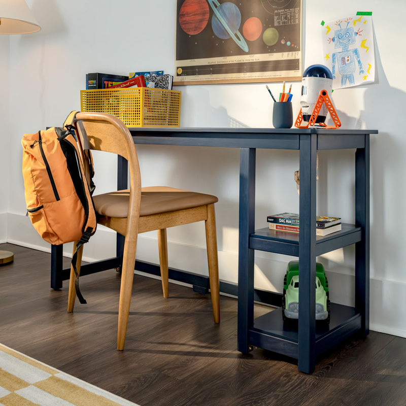 Desk with Shelves