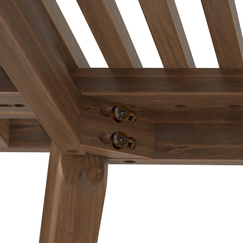 Solid Wood Medium Bench