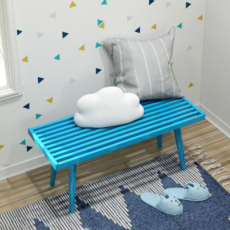 Solid Wood Medium Bench