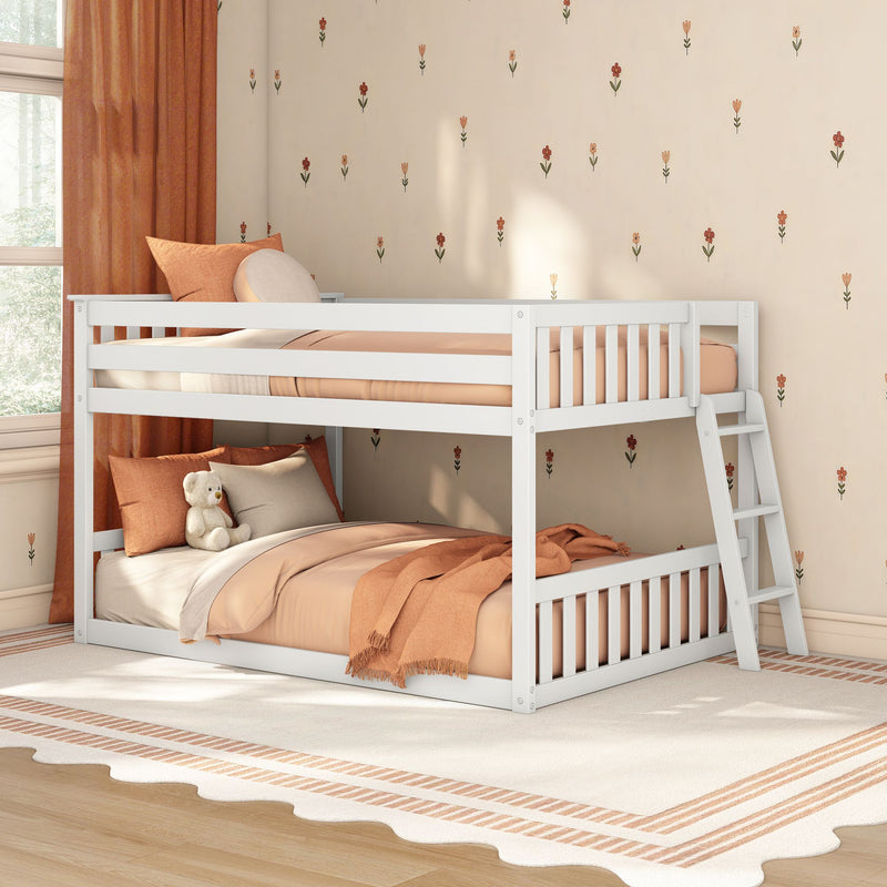 Full Over Full Low Bunk Bed