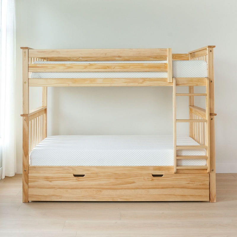 Twin Over Twin Bunk Bed With Trundle