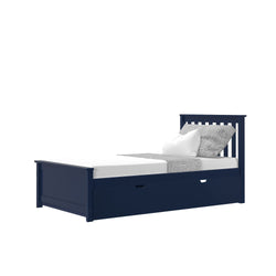 186210-131 : Kids Beds Twin-Size Bed with Trundle, Blue