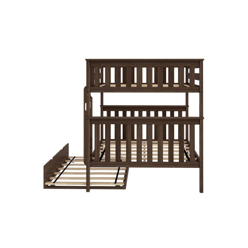 Full Over Full Bunk Bed With Trundle