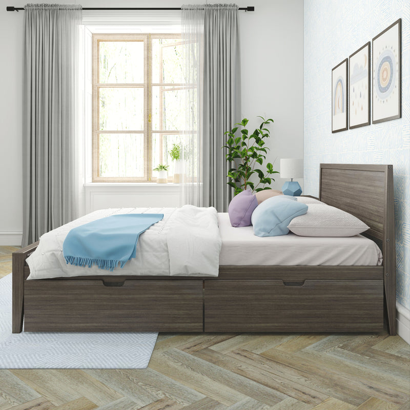 Queen Panel Bed With Storage Drawers