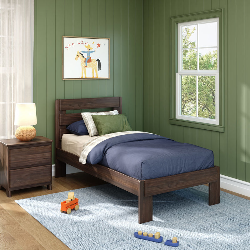 Modern Farmhouse Twin Plank Bed