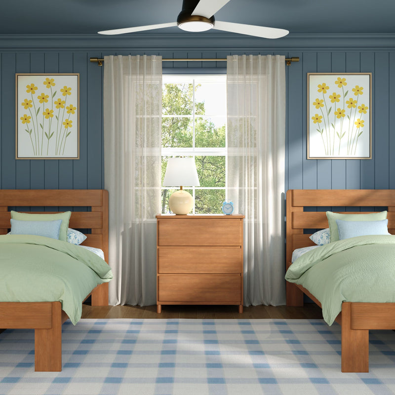 Modern Farmhouse Twin Plank Bed