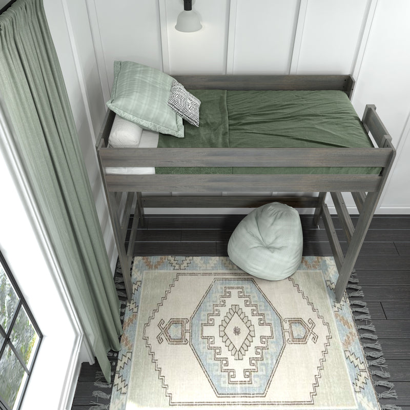 Modern Farmhouse Twin Loft Bed