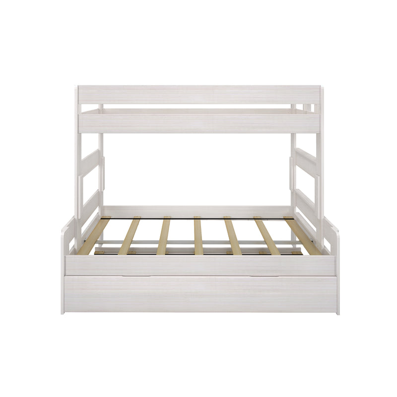 Modern Farmhouse Twin Over Full Bunk Bed With Trundle