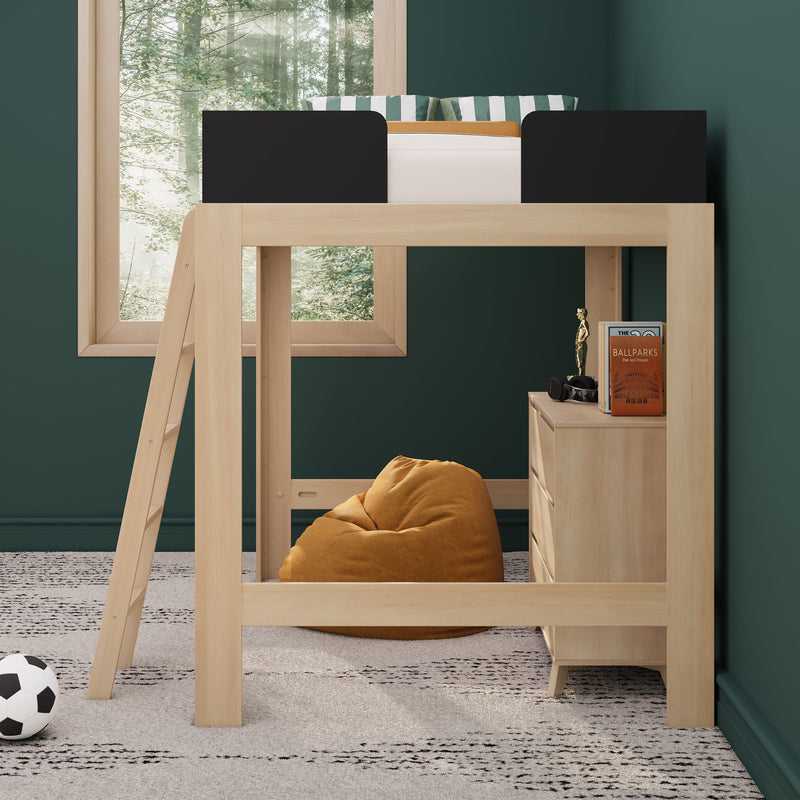Mid-Century Modern Full Loft Bed