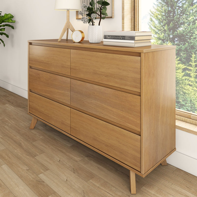 Scandinavian 6-Drawer Dresser