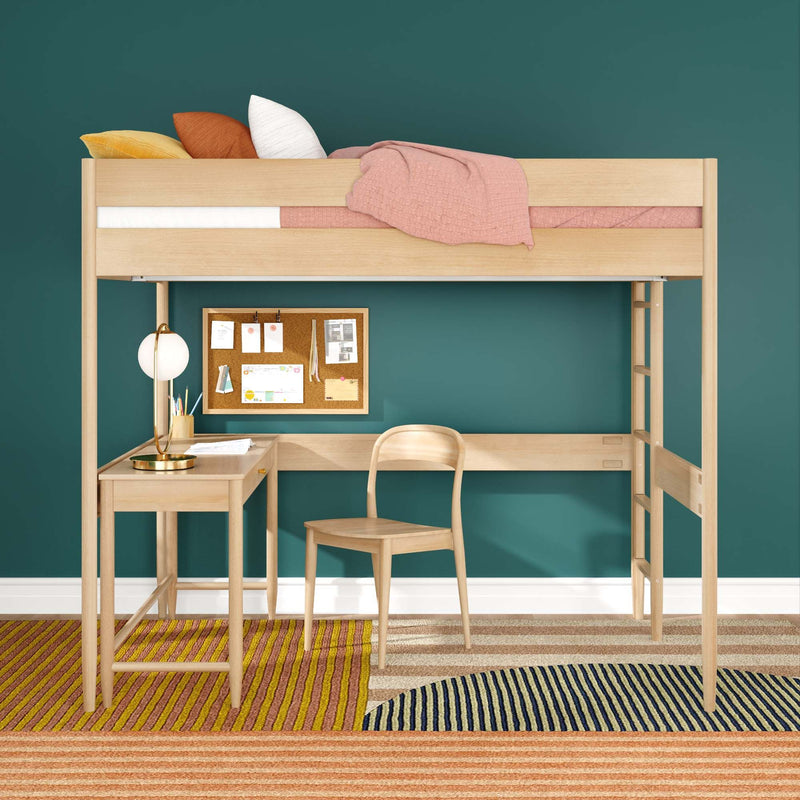 Hudson Full Loft Bed With Desk