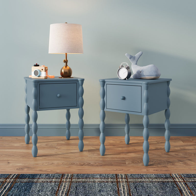 Jenny Nightstand With Shelf (Set of 2)