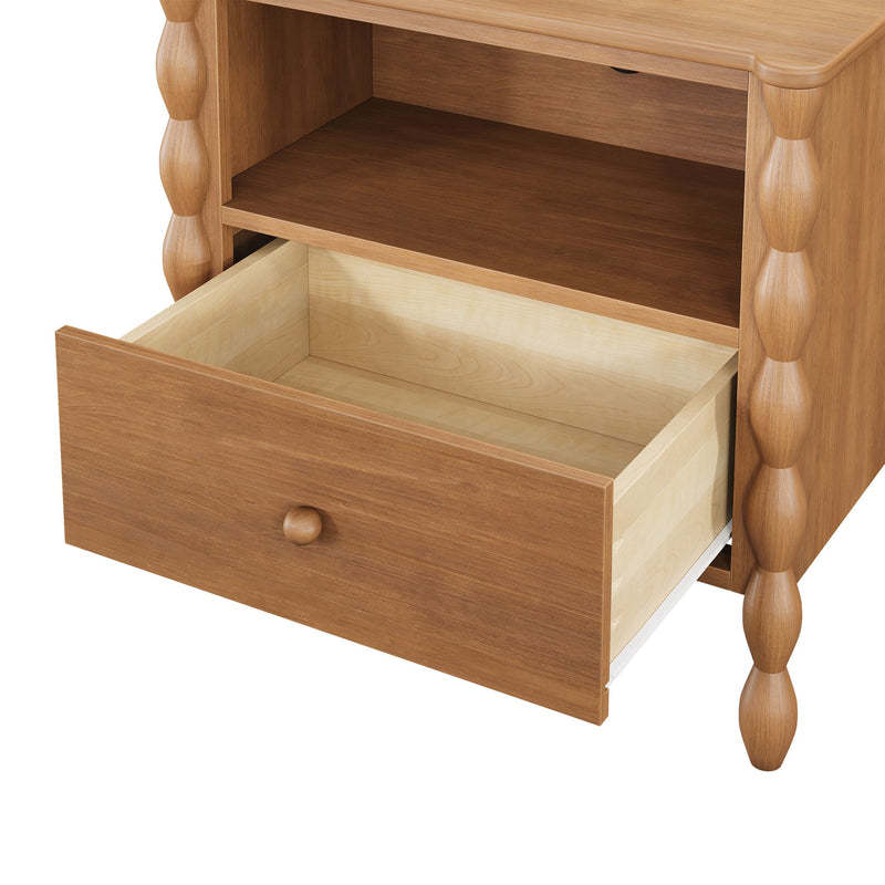 Jenny Nightstand With Charging Station (Set of 2)