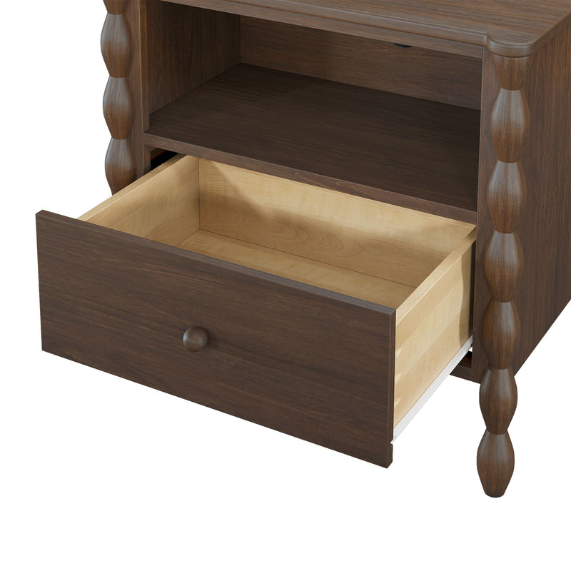 Jenny Nightstand With Charging Station (Set of 2)