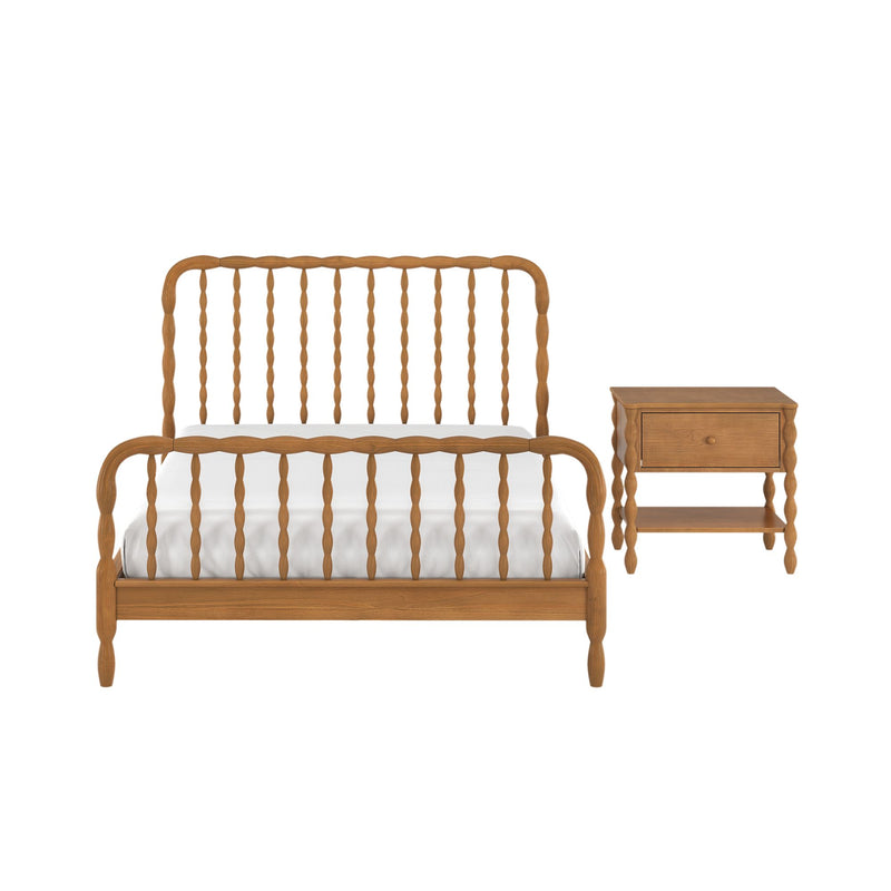 Jenny Full Bed With Nightstand