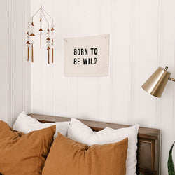 born to be wild banner room decor