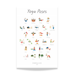 yoga poses posters
