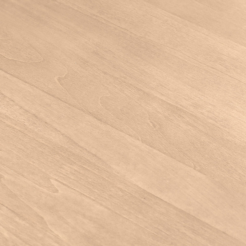 Light maple wood tabletop background with subtle natural grain texture and beige tones, ideal for interior design and product photography.