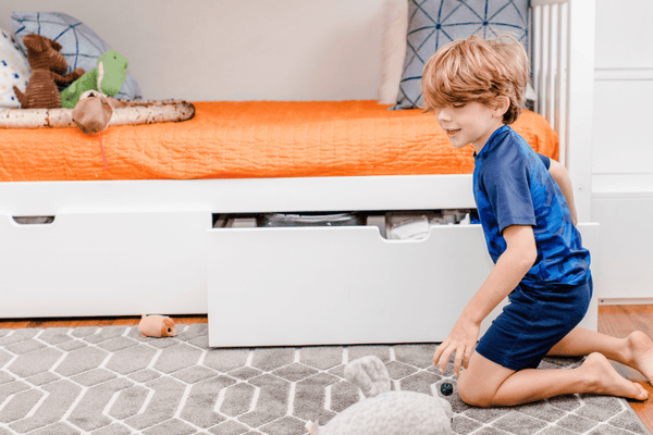 Bunk Bed with Stairs and Underbed Storage Drawers