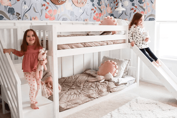 Solid Wood Bunk Bed for Kids