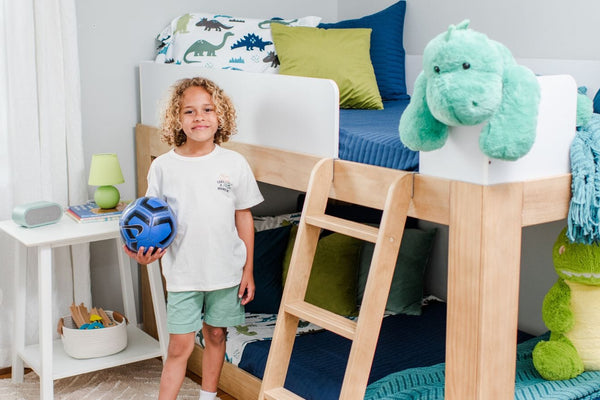 3 reasons to love our mid century modern low bunk bed