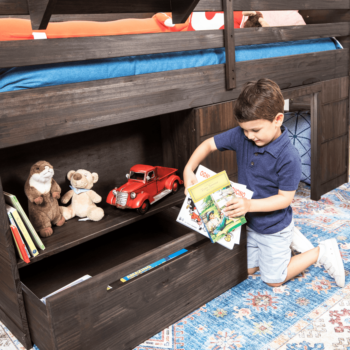 Shops Kids Beds with Bookcases - Max & Lily – Max and Lily