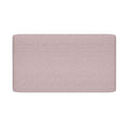 Blush pink rectangular upholstered panel in textured woven fabric — modern headboard or bench cushion for bedroom décor