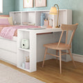 Jack Twin Captain’s Bed With Bookcase & Desk