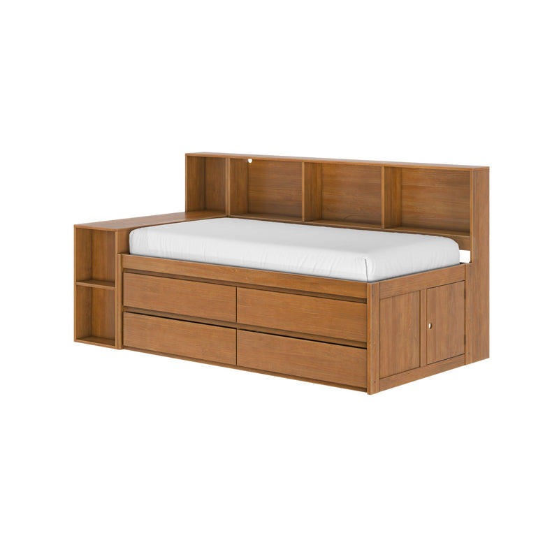 Jack Twin Captain’s Bed With Bookcase & Desk