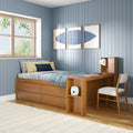 Jack Full Captain’s Bed With Desk
