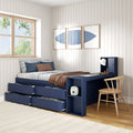 Jack Full Captain’s Bed With Desk