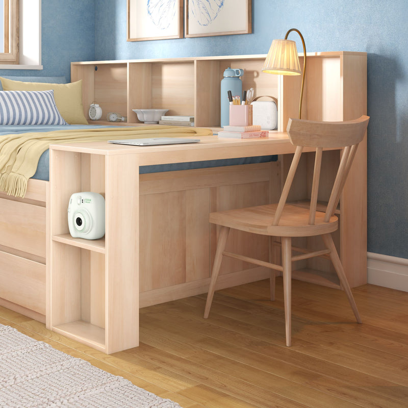Jack Full Captain’s Bed With Bookcase & Desk