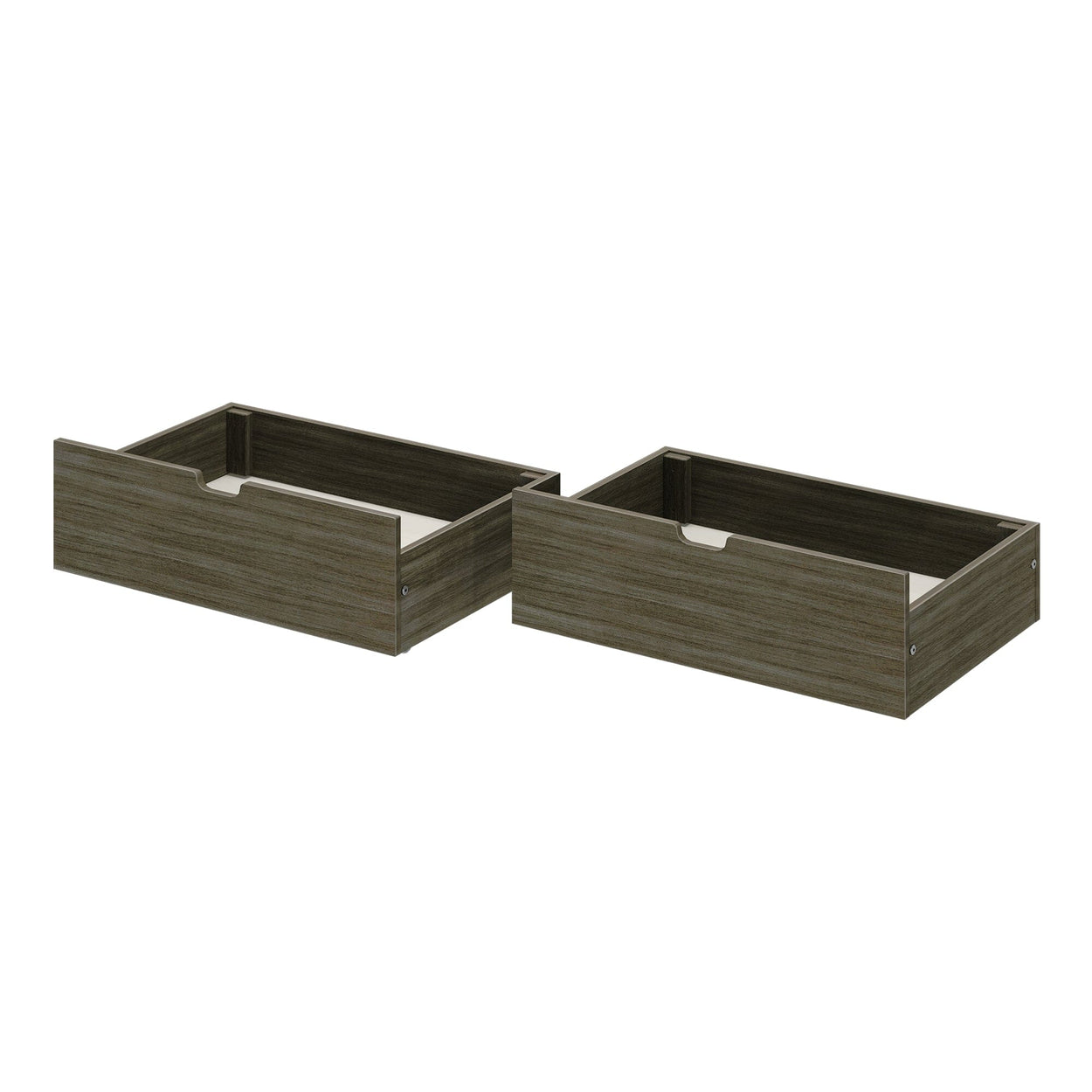 175262-151 : Component 2 Underbed Storage Drawers w/Rubber Castors, Clay