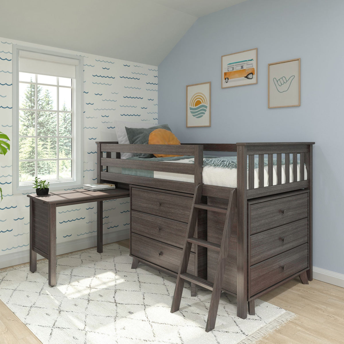 Wood Low Loft Twin Loft Bed With Desk And Dresser Polibi Twin Size Loft Bed With Wood Low Loft Twin Loft Bed With Desk And Dresser Polibi Twin Size Loft Bed With