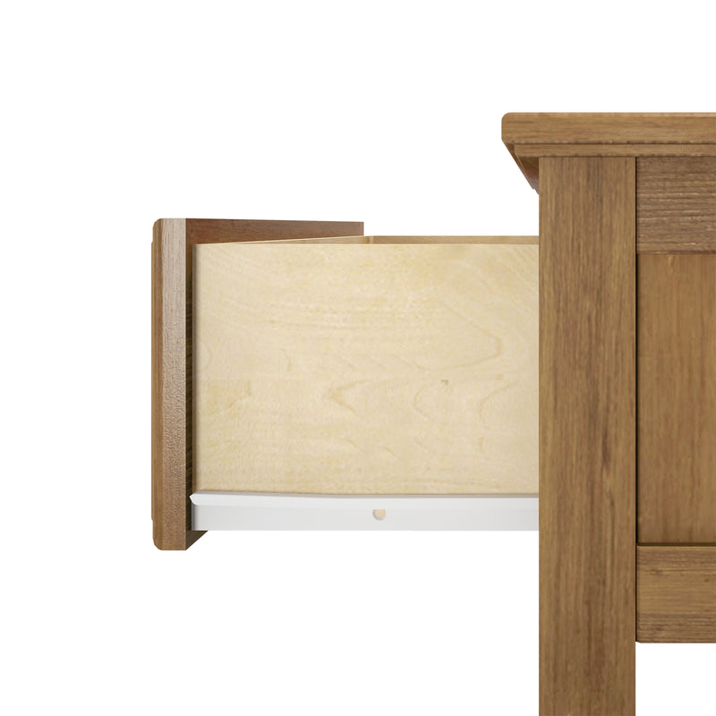 Nightstand with Drawer and Shelf