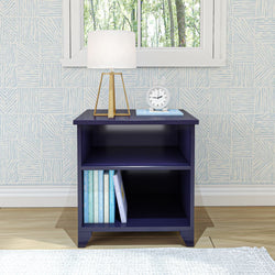 180010-131 : Furniture Nightstand with Shelves, Blue