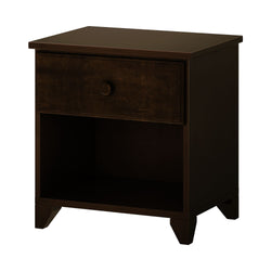 180011-005 : Furniture Nightstand with 1 Drawer, Espresso