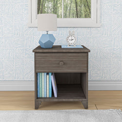 180011-151 : Furniture Nightstand with 1 Drawer, Clay