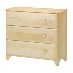 180013-001 : Furniture 3-Drawer Dresser, Natural