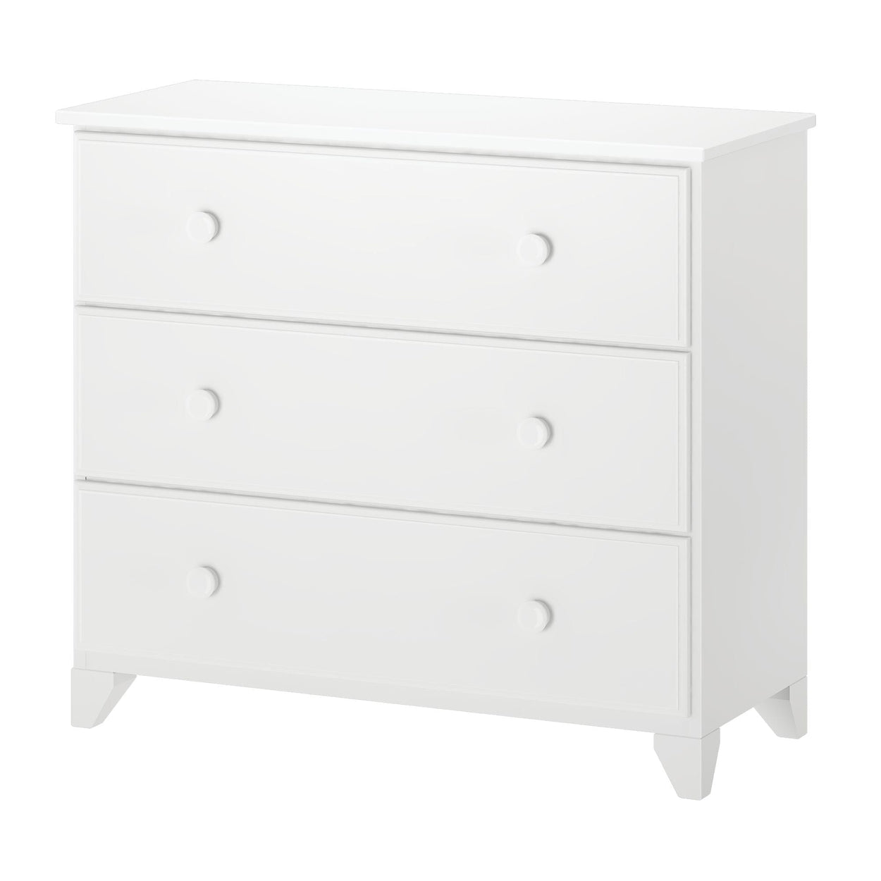 180013-002 : Furniture 3-Drawer Dresser, White
