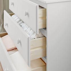180013-002 : Furniture 3-Drawer Dresser, White