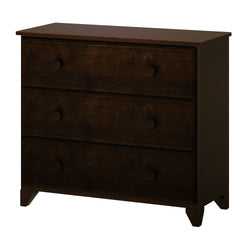180013-005 : Furniture 3-Drawer Dresser, Espresso